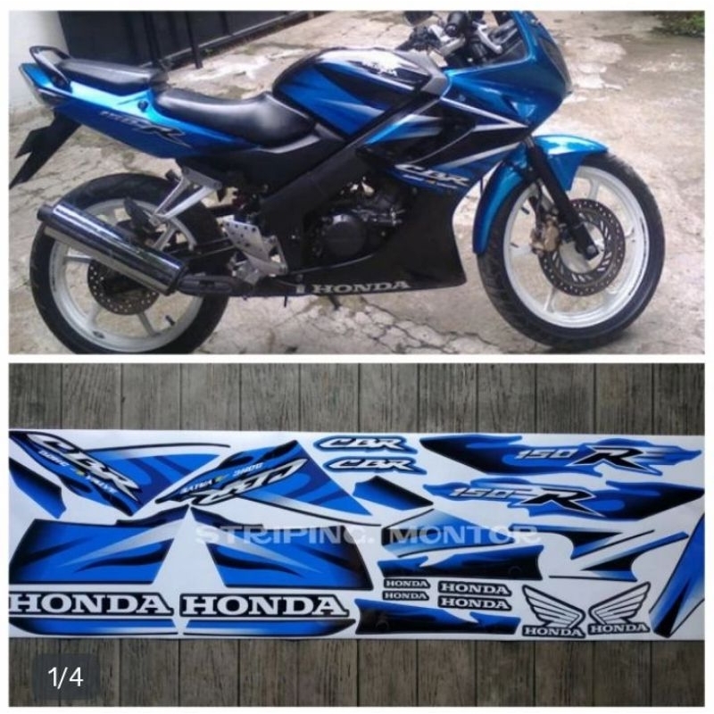 striping standard CBr 2006 old  original list stiker CBR ori
