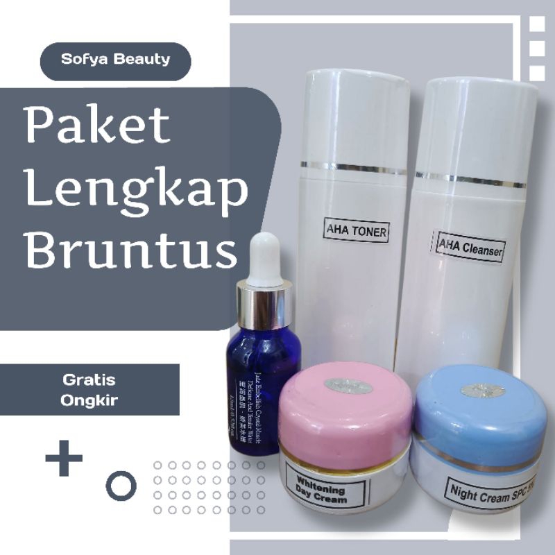 Paket Farma glow skincare Blue serum  - ( Paket Lengkap Serum Blue )