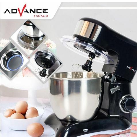 Mixer Advance Smx-55 Stand Mixer Com  5.5 Liter Standing Mixer Dengan Mangkuk Model baru Advance Smx-55 / Smx-50 Garansi Resmi Advance