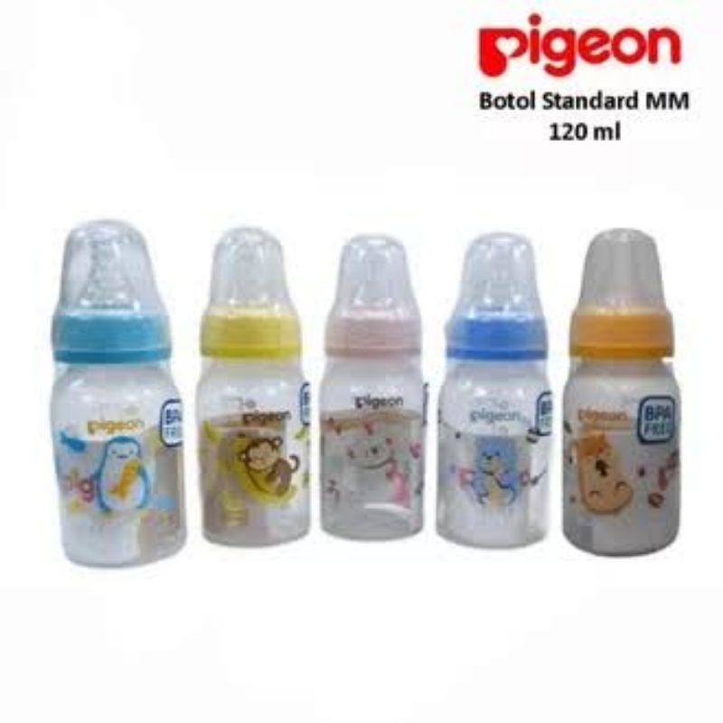 Pigeon Baby Bottle Standart Neck Polos BPA Free MM - Pigeon Botol Dot Susu Anak Bayi