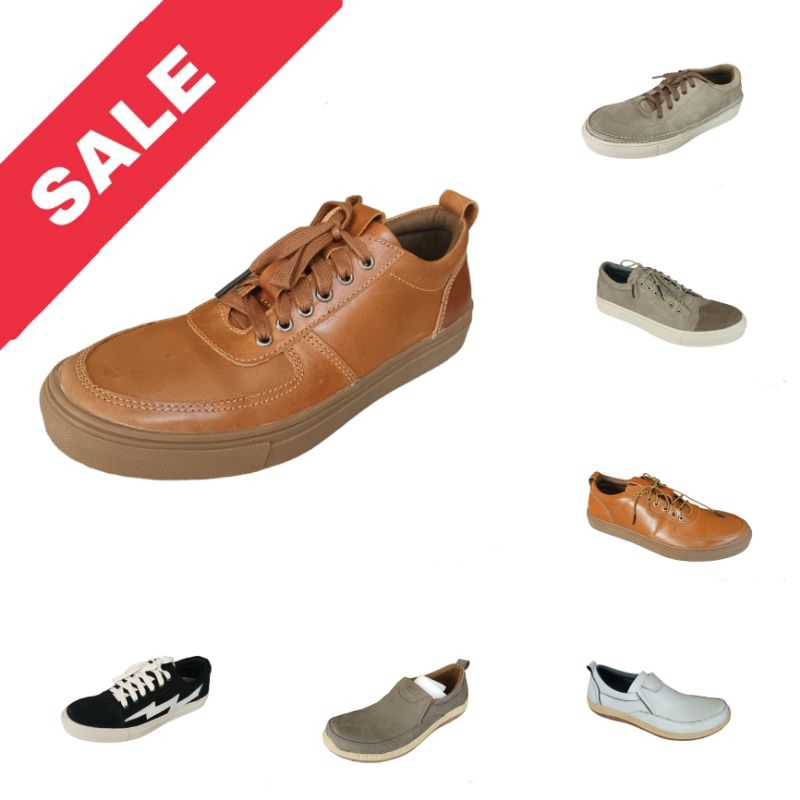 sepatu kulit pria/sneakers kulit pria/sepatu kulit casual/sepatu casual kulit/sepatu kulit/sneakers 