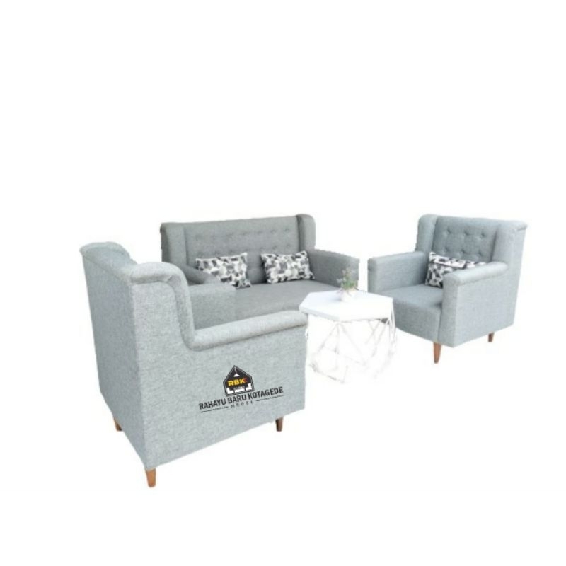 Sofa Scandinavian Yolanda 211 Sofa Tamu Minimalis Murah Kursi Tamu Jogja