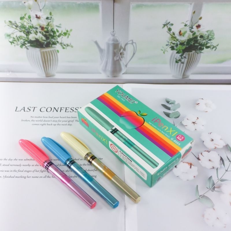 

12pc bolpoin ipen apel dan mimi