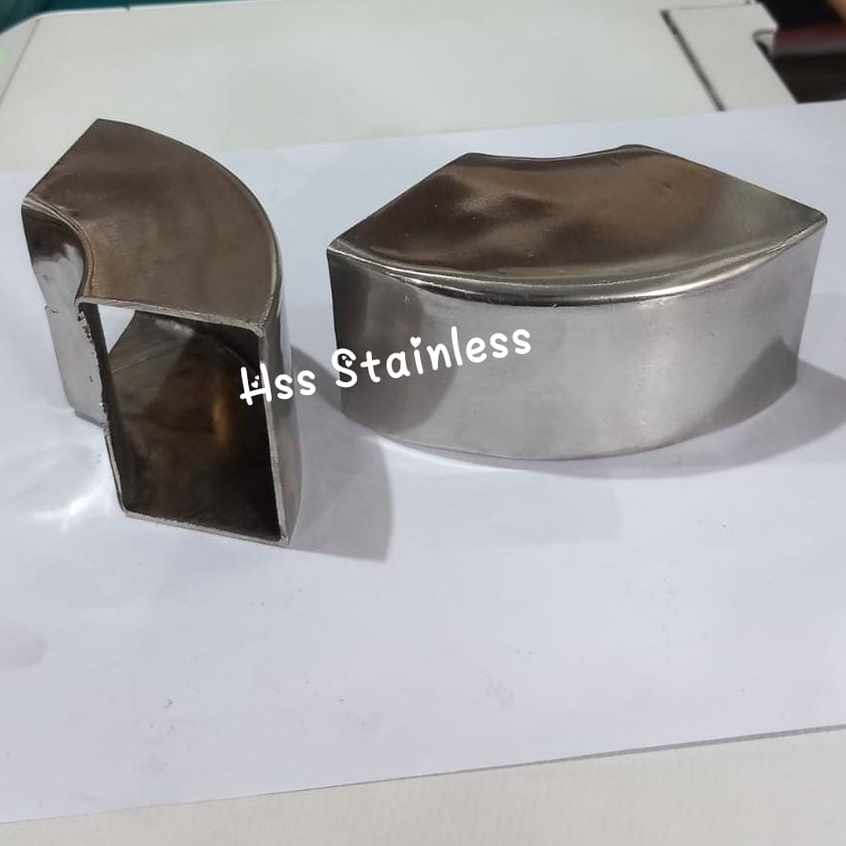 KENI / ELBOW KOTAK 30MMx30MM STAINLESS STEEL SUS 304
