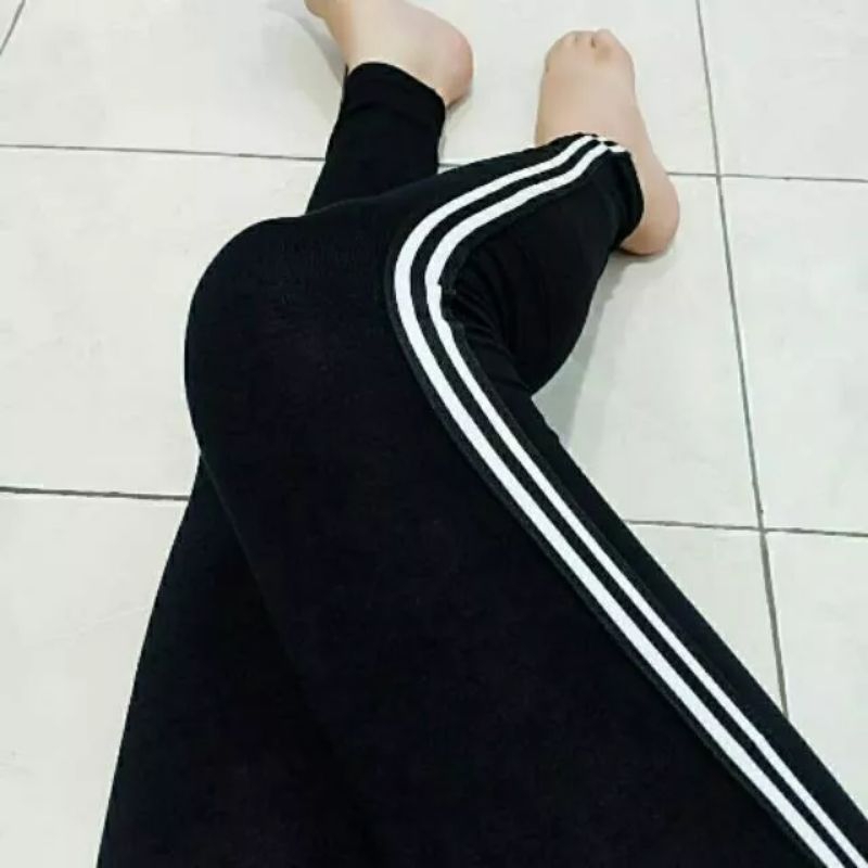 celana legging list wanita