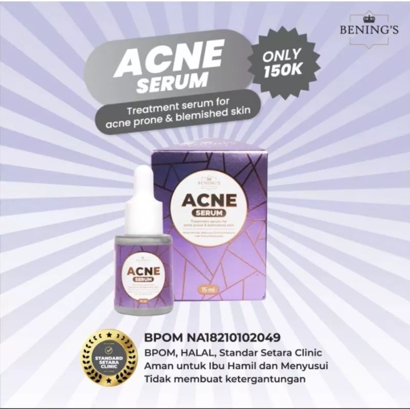 SERUM ACNE BENINGS SKINCARE