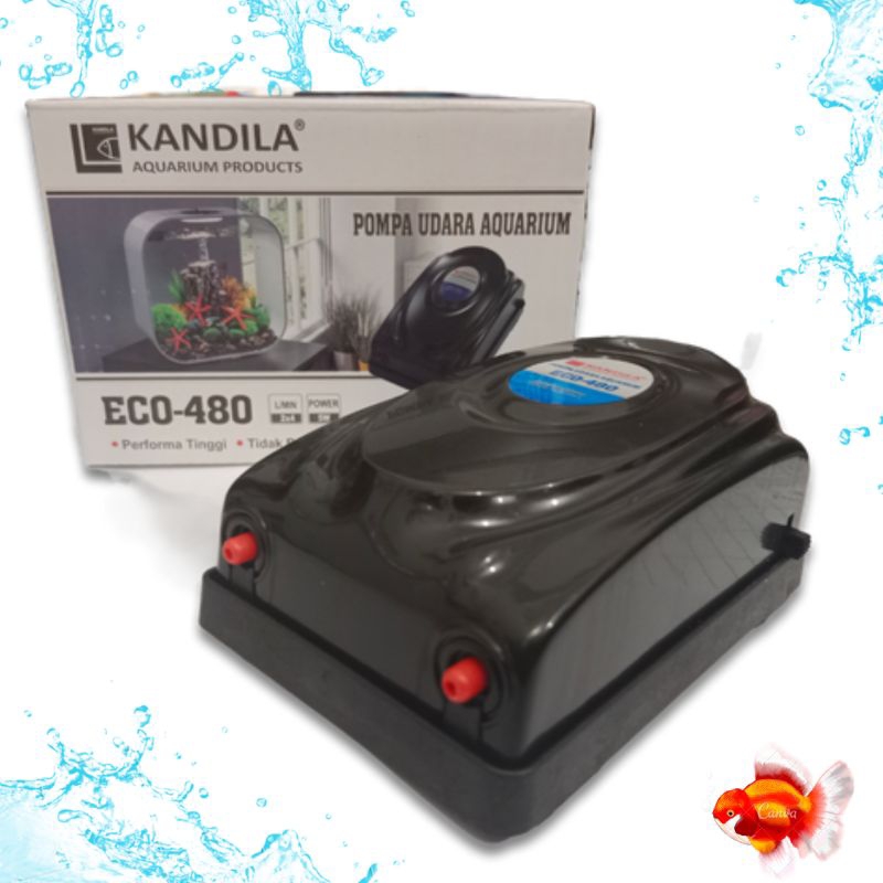 Promo Murah Aerator Airpump Udara 2 Lubang KANDILA ECO 480