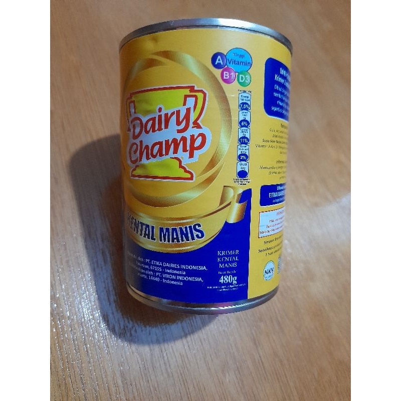 

Susu Kental Manis Dairy Champ Kaleng