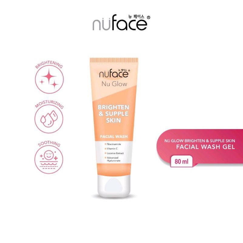 BISA COD - Nuface Face Wash acne brighten &amp; supple skin nu face facial wash pembersih wajah