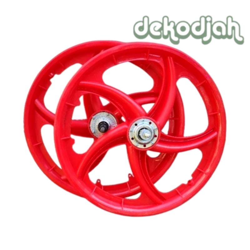 Velg Bintang / Racing Sepeda BMX Ukuran 20 Sepasang Depan Belakang