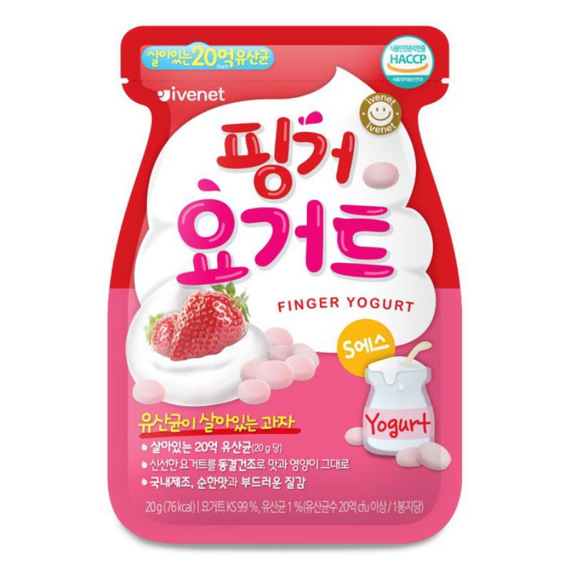 Ivenet Finger Yogurt 20gr / Snack Bayi