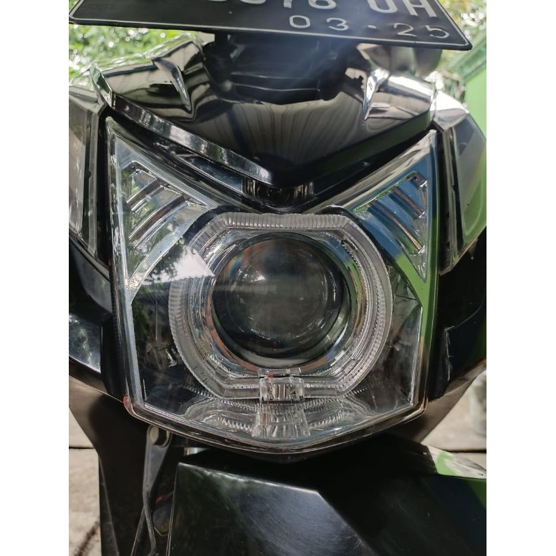 lampu beat injeksi ESP 2015/2013 set biled projector 2,5inch ipchar reflektor lampu depan beat 2015 