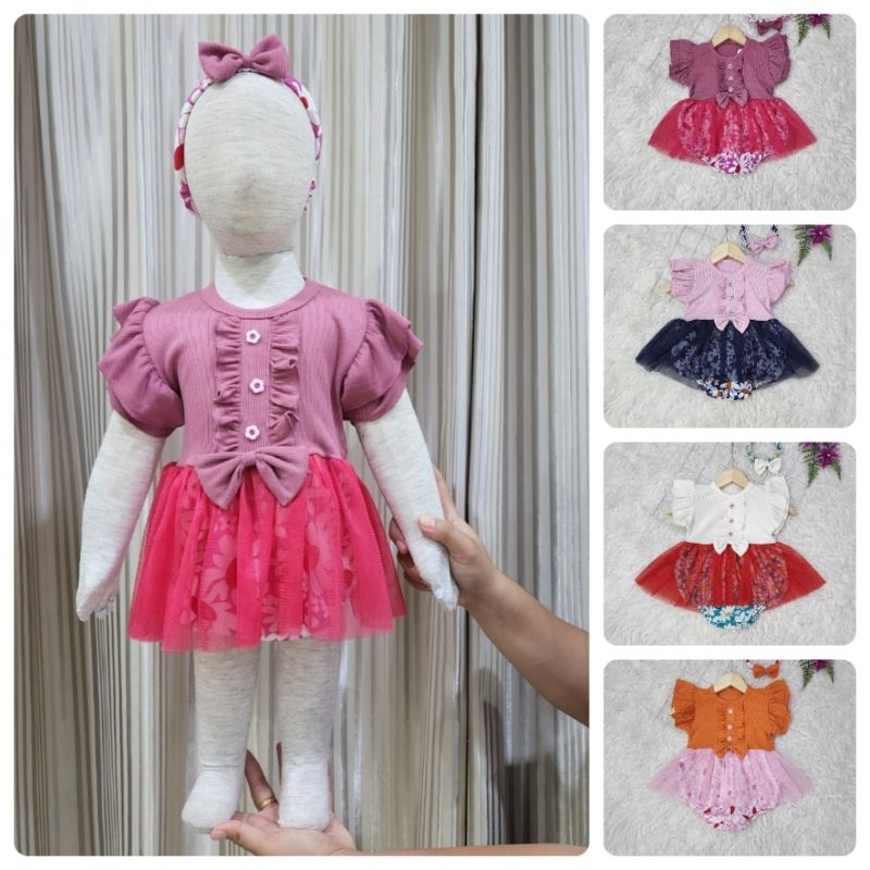 Baju bayi perempuan Dress jumper baby tutu