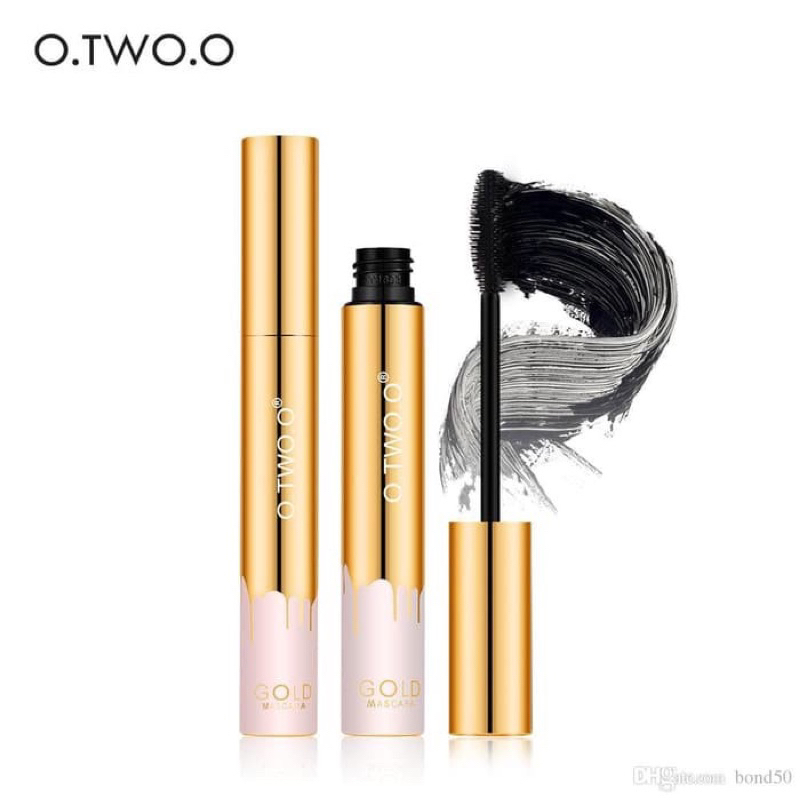 (READY &amp; ORI) O.Two.O Otwoo Waterproof Gold Mascara Maskara Long Lasting Curling 9981 - Black