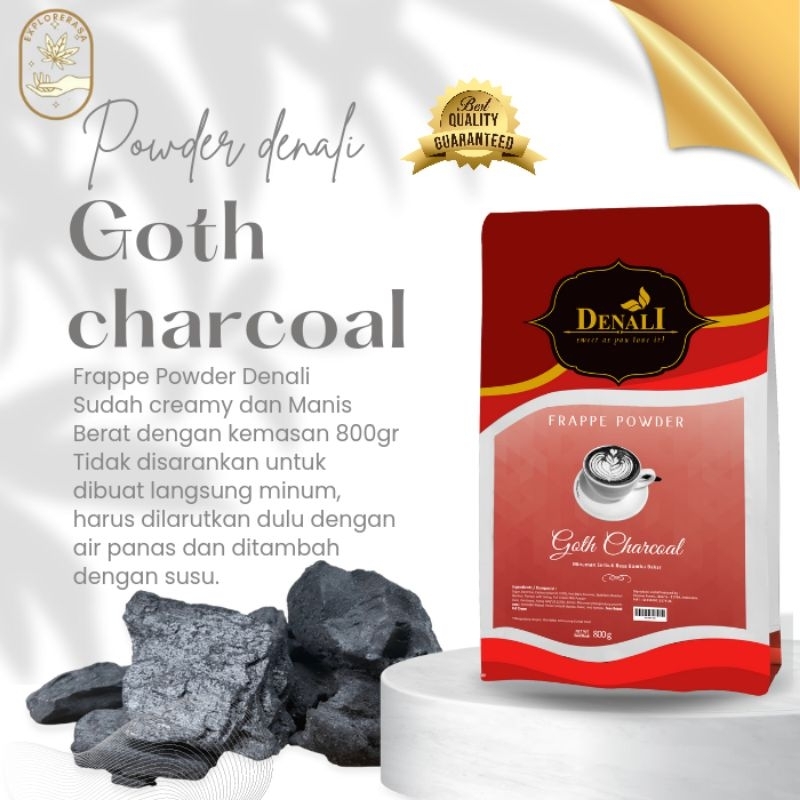 

Denali powder rasa Charcoal goth 800gram