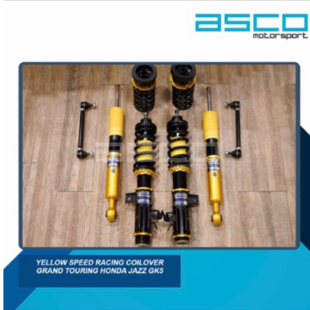 Yellow Speed Racing Coilover Grand Touring Honda Jazz GK5