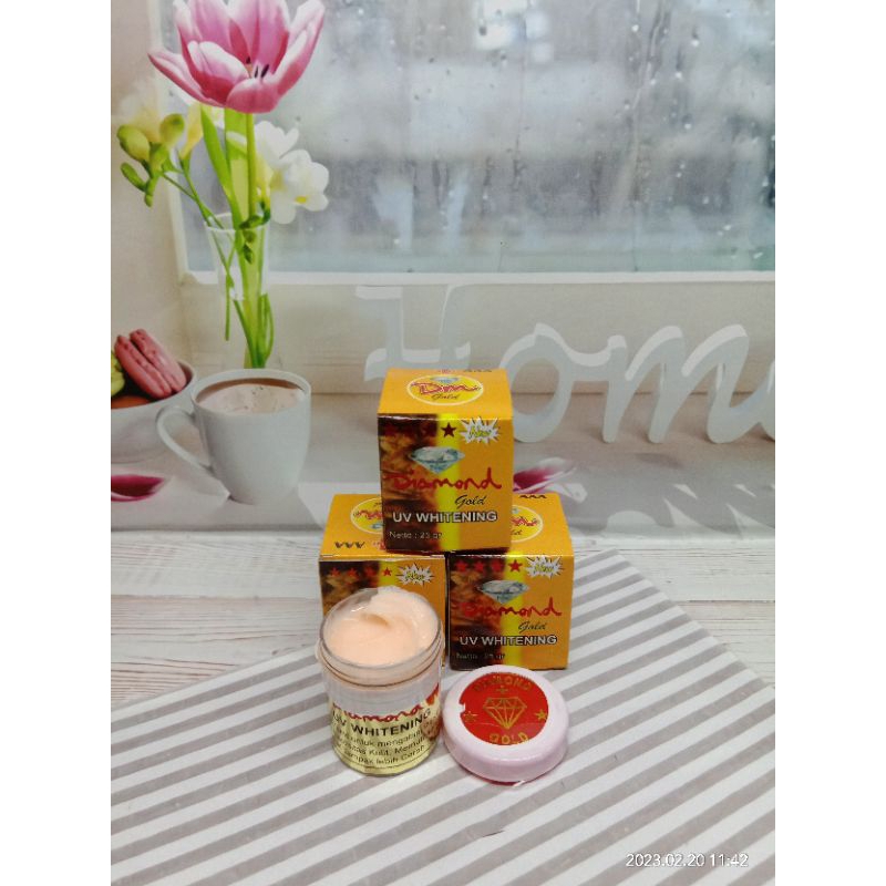 Cream Diamond Gold Original / Cream Diamond Gold Uv Whitening Ecer Murah