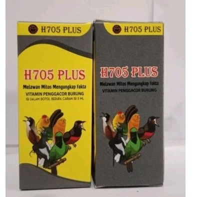 VITAMIN H705 PLUS GACOR BONGKAR DURASI BURUNG KICAU