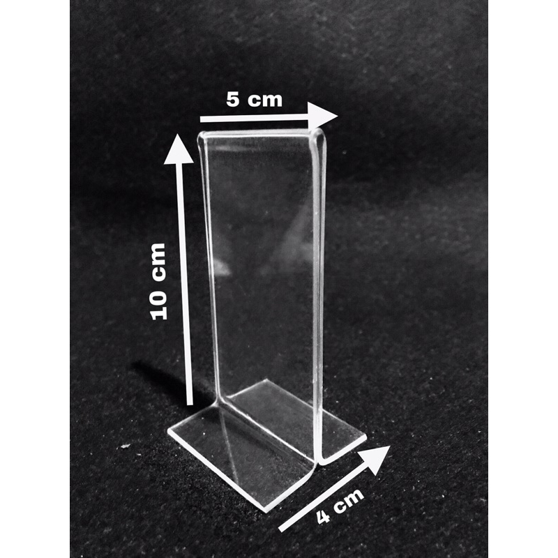 

nomer meja akrilik 5 cm x 10 cm model T potret