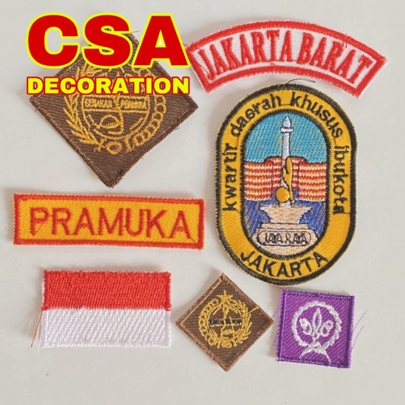 

ATRIBUT BADGE PRAMUKA PUTRA PUTRI JAKARTA BARAT [ 1 SET ]