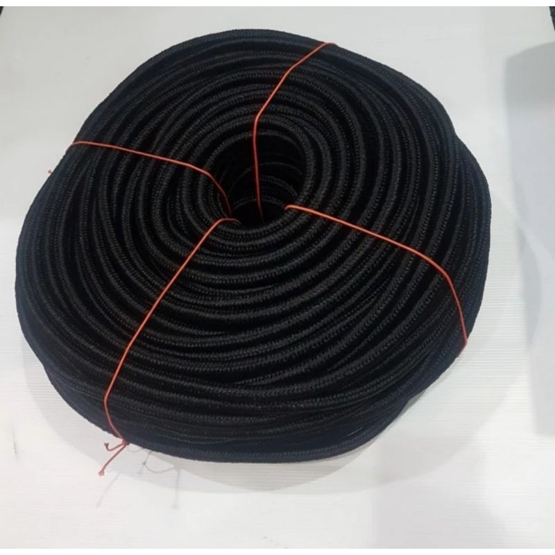 Tali Carmantel hitam 12mm x 200meter /Tali panjat warna hitam