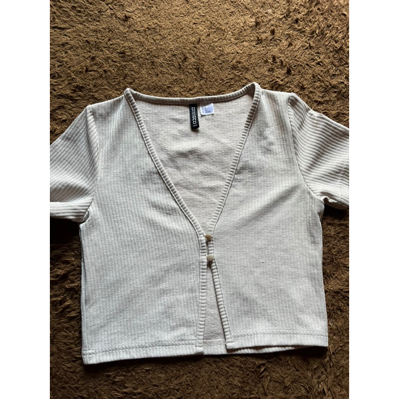 cardigan pendek hnm
