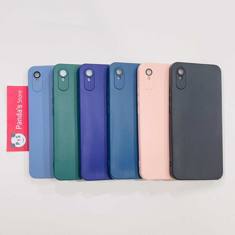 Case Redmi 9A Lenspro Makaron Full Color Softcase Pro Lensa