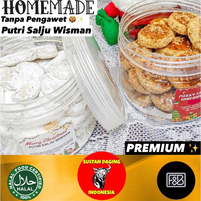 

KUE KERING PUTRI SALJU WISMAN 230 GRAM PREMIUM HOMEMADE/COOKIES WISMAN/ COOKIES WISJMAN KUE/ KUE WISJMAN KERING/ KUE KERING WISMAN/ KUE KERING PUTRI SALJU PREMIUM WIJSMAN WISMAN