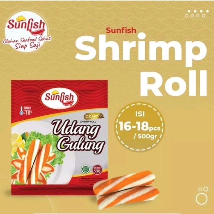 

Shrimp Roll Sunfish 500gr