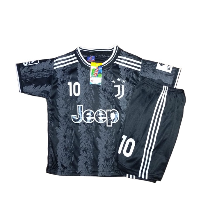 SETELAN BAJU BOLA ANAK JUVENTUS HITAM TERBARU 2022-2023 / BISA COD SET BOLA ANAK LAKI LAKI TERBARU 1