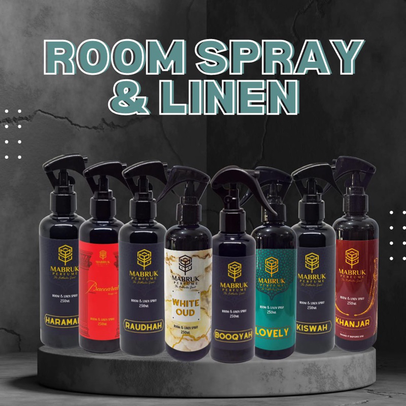 Mabruk Linen spray Room Freshner Kiswah Raudah Pengharum Ruangan