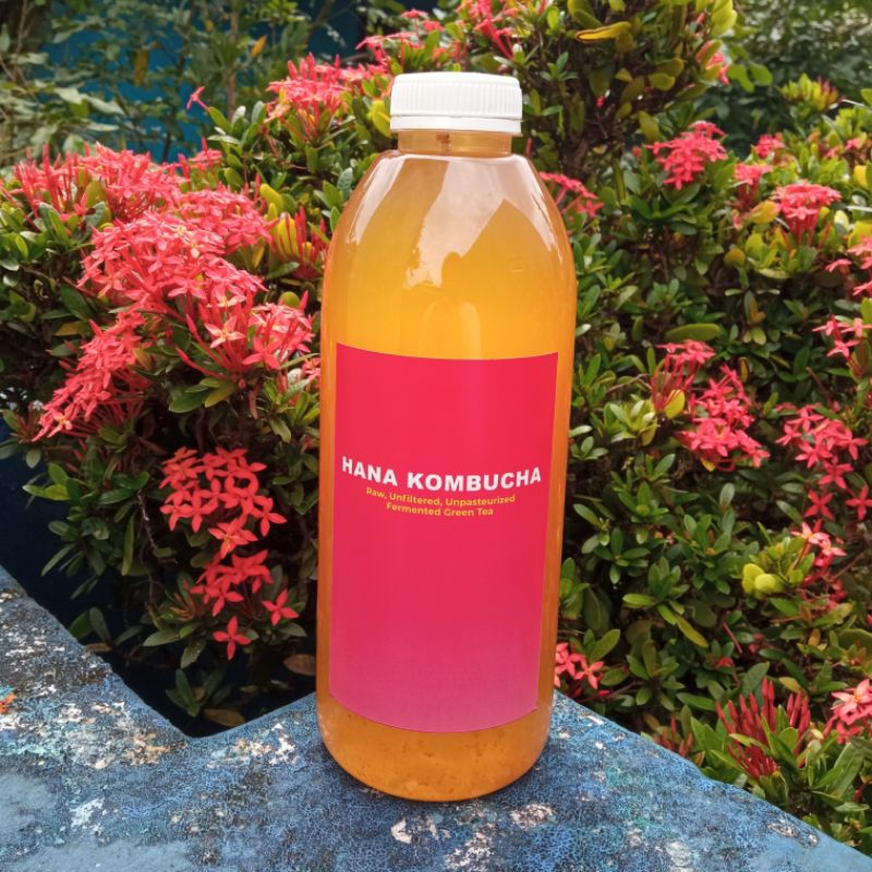 

Hana Kombucha | Teh Kombucha Original Green Tea 1 Liter