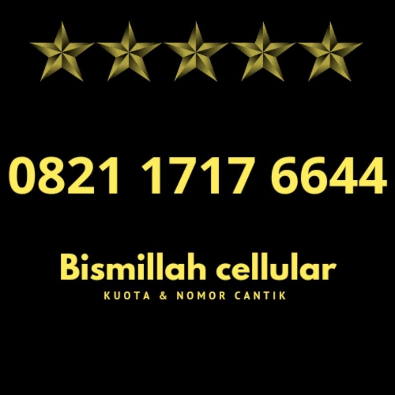 nomor cantik Telkomsel murah rapih 1717 6644