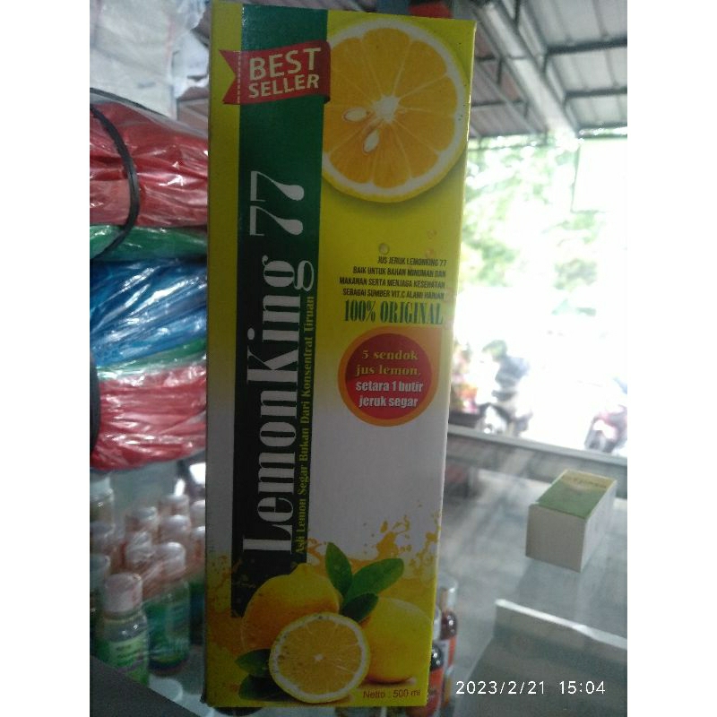 

sari lemon jus lemon nutrisi lengkap vitamin C lemon king 77