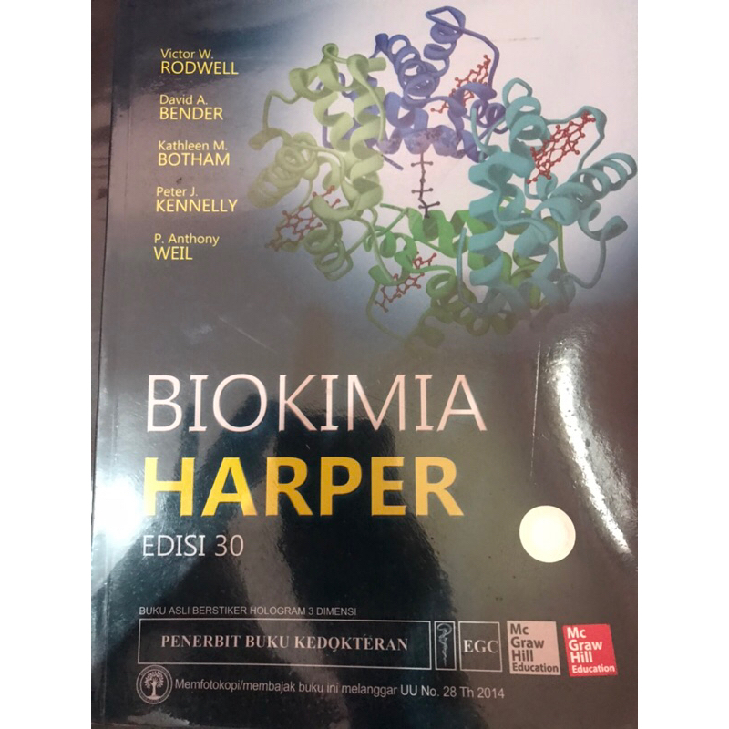 [PEELOVED] Biokimia Harper Bahasa indonesia Edisi 30