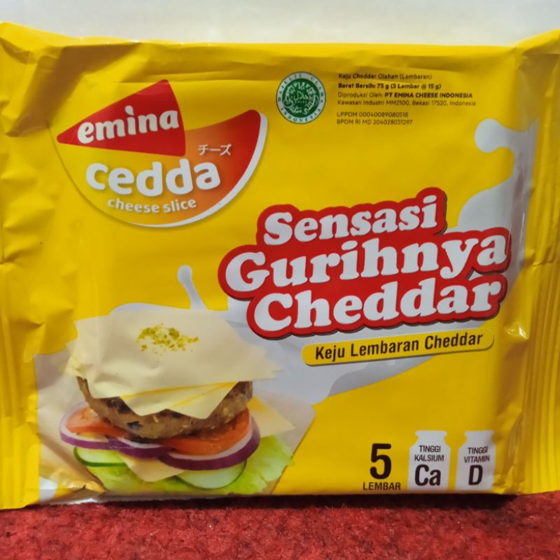 

keju lembaran emina cedda cheese slice