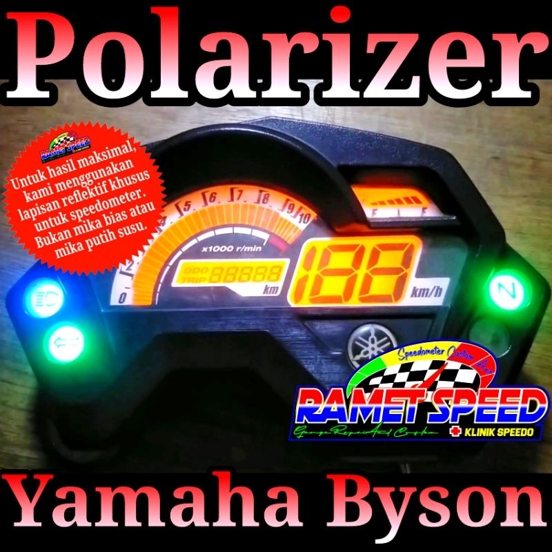 Polarizer yamaha byson polariser byson polaris speedometer byson