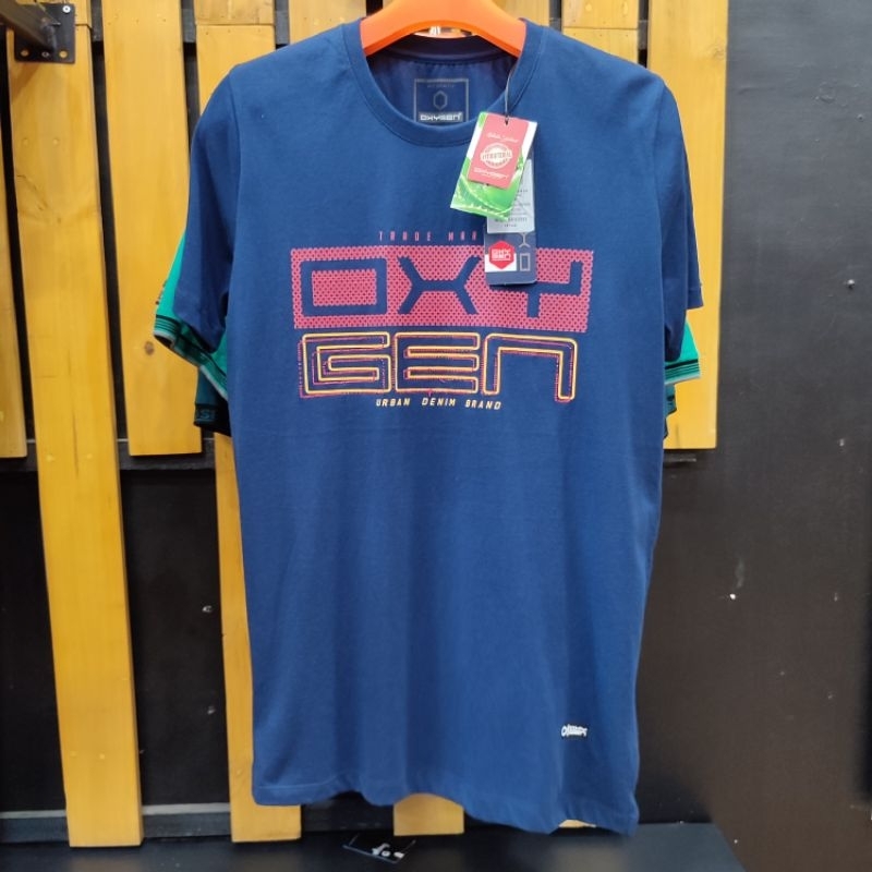 OXYGEN ORIGINAL 003 Atasan Kaos Oblong Pria Lengan Pendek