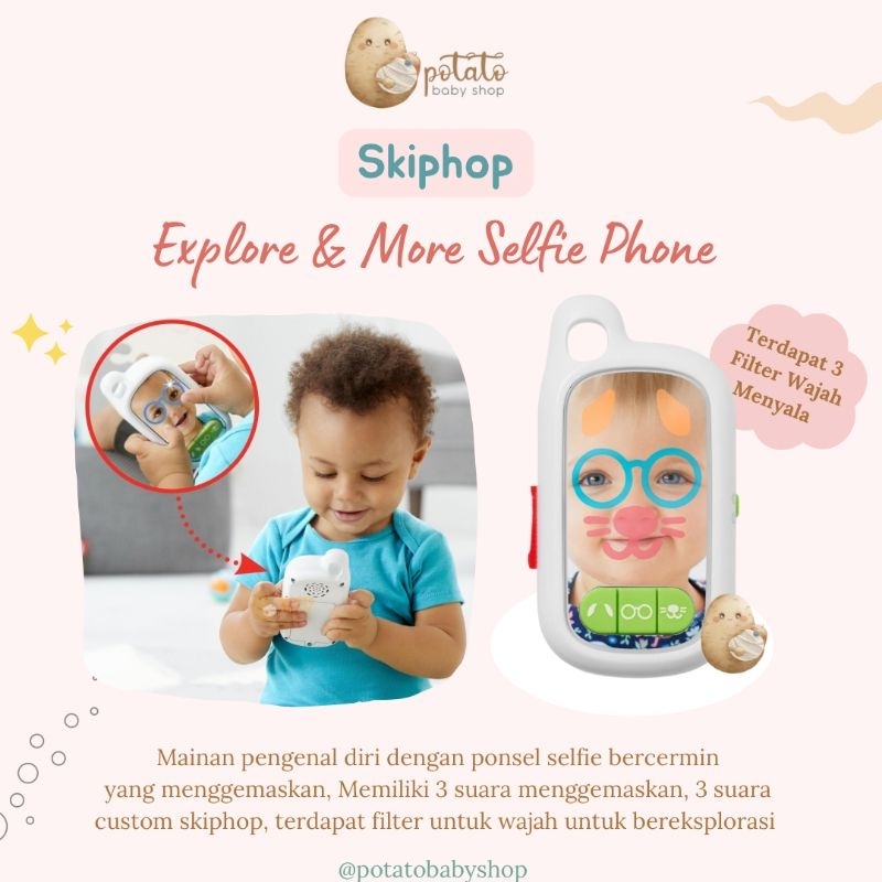 Skip Hop Explore &amp; More Selfie Phone - Mainan Edukasi Anak Skiphop