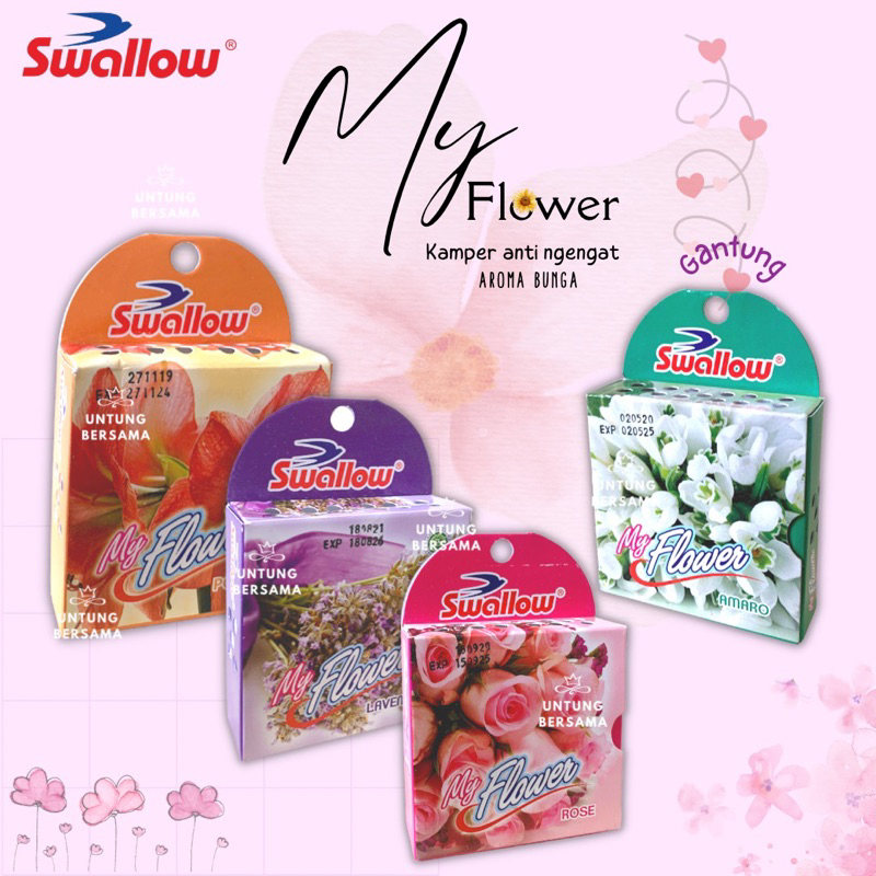 ❤️UB❤️SWALLOW KAPUR BARUS KAMPER WANGI BUNGA