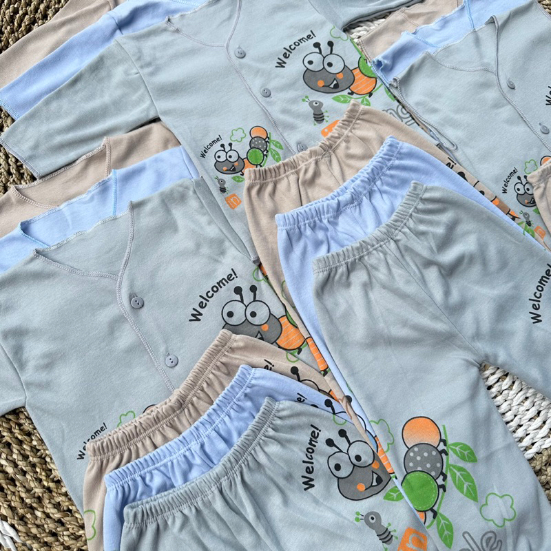 PROMO 7.7 18 PCS Paket Baju Bayi Celana Bayi Baru Lahir Celana Bayi Newborn Baju Bayi Baru Lahir Setelan Bayi Baju Pendek Bayi Hampers Lahiran Bayi Gift Lahiran Bayi DNW BABY