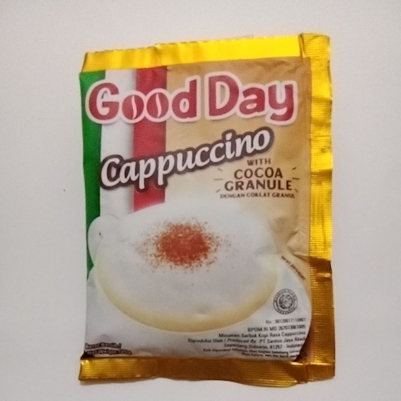 

Good day cappuccino 25gr