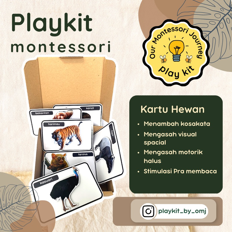 

Playkit Montessori “ Kartu Hewan “