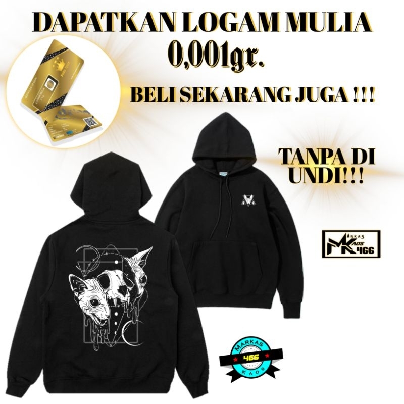 BAYAR DI TEMPAT | Hoodie Original Satanic | Jaket Satan | IS Unisex | Hoddie Satanic Hitam