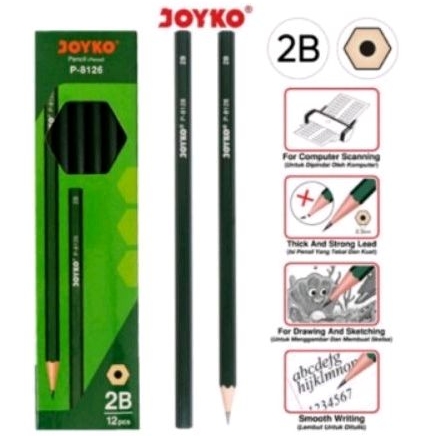 

Pensil 2b Joyko P-8126 (12 Pcs)