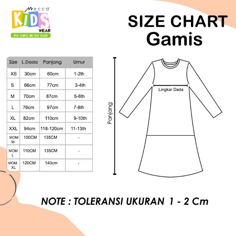 PRE ORDER KHANZA DRESS ELEGANT LOOK MOM&amp;KIDS BATCH #1