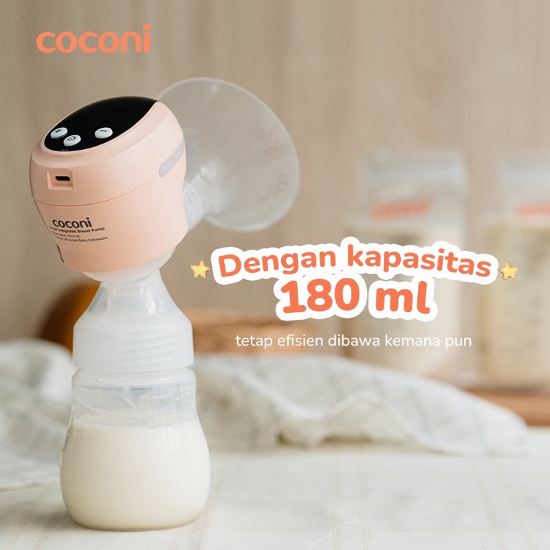 Coconi Portable Electric Breastpump Rechargeable Pompa Asi Elektrik