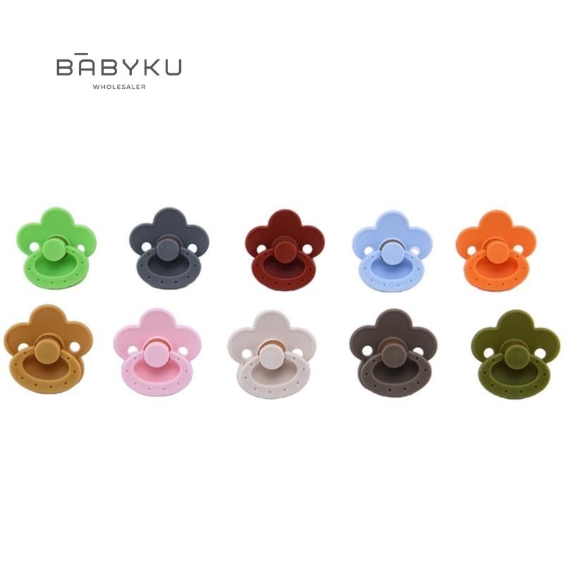 Empeng bayi bunga silicone classic rubber silikon / Baby pacifier silicone