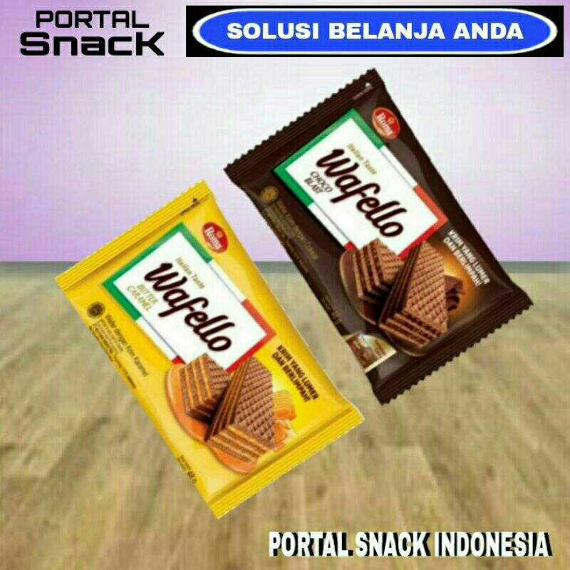 

WAFELLO wafer 1 pack isi 10 x 37,5gr