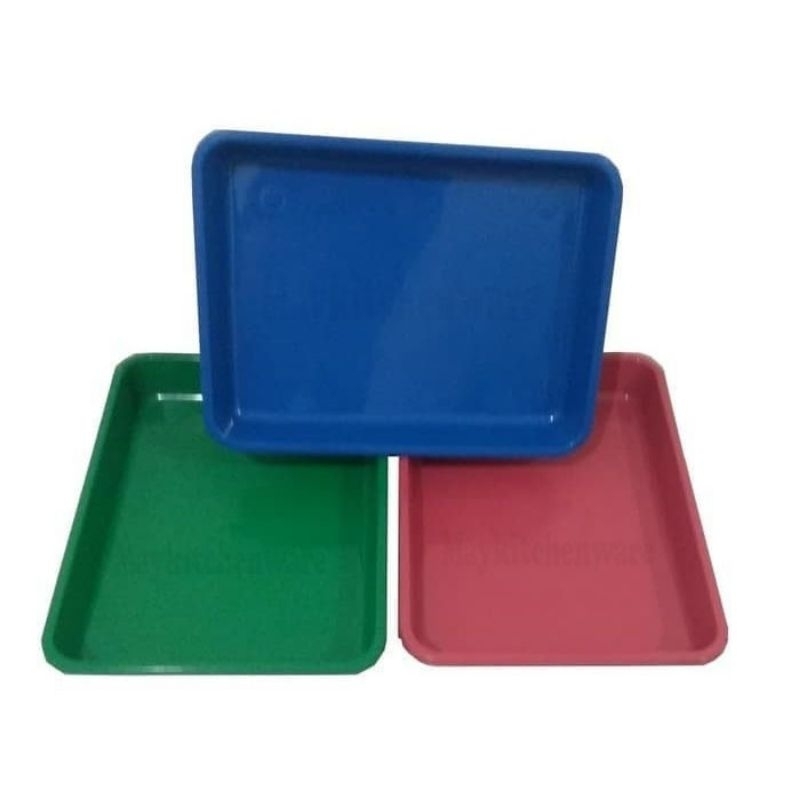 nampan kue plastik/nampan murah/nampan segi/nampan kue polos